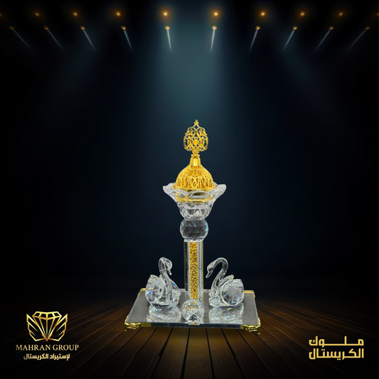 مبخرة وزتين شمعدان